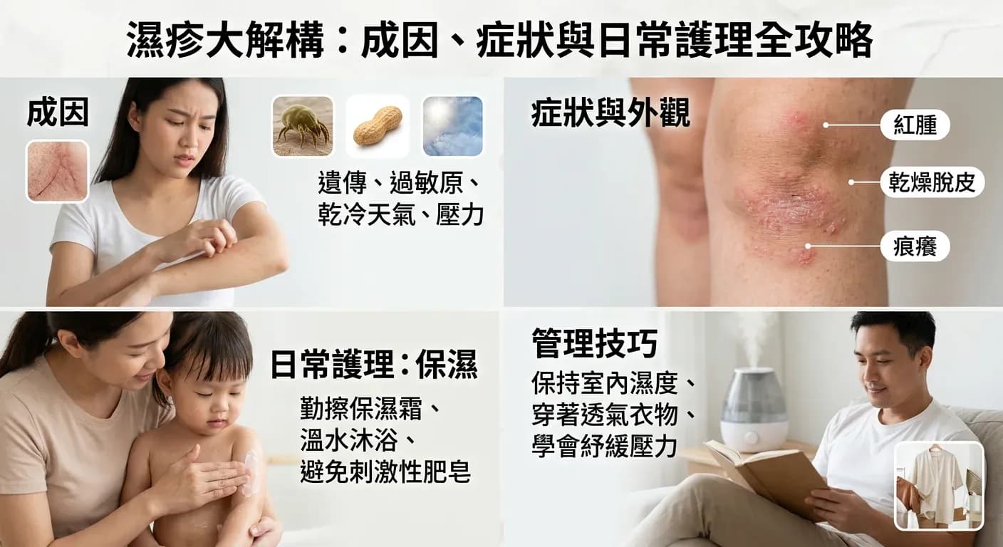濕疹大解構：成因、症狀與日常護理全攻略