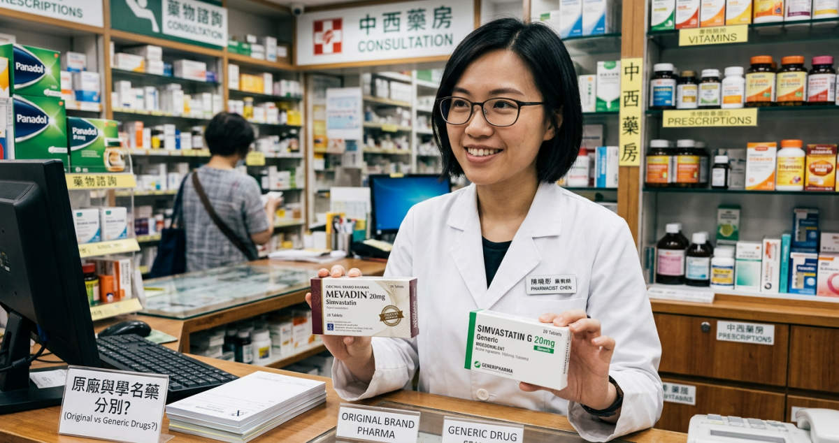 【藥物真相】仿製藥（學名藥）係咪「平嘢無好」？一文睇清原廠與仿製分別